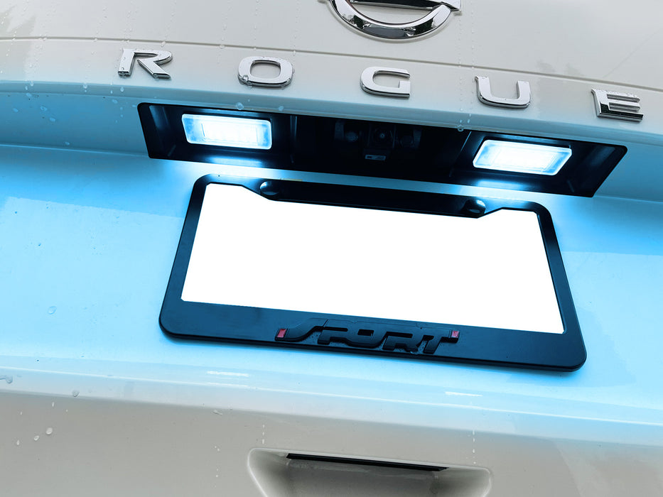 Ice Blue Full LED License Plate Light For 20-up Nissan Altima Sentra Versa Rogue