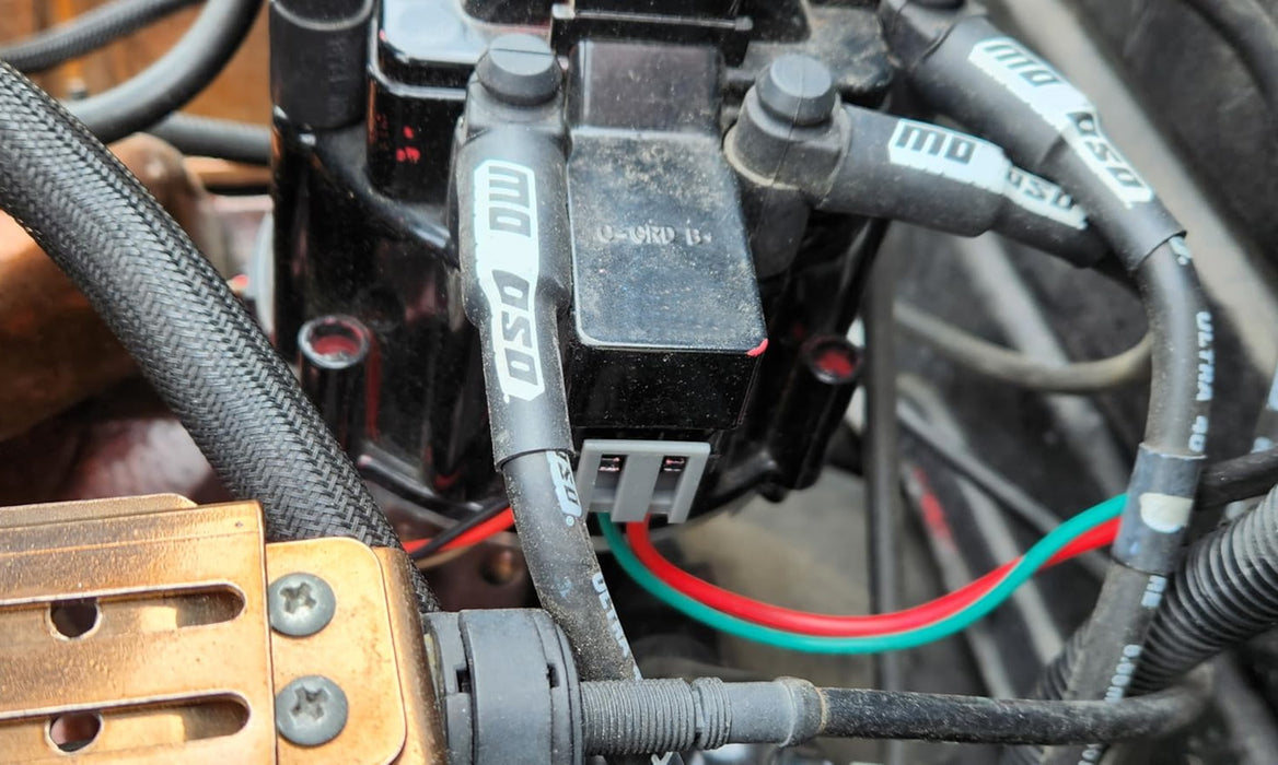 HEI Distributor Wire Harness For GM V8 Vehicle 12V Battery Power or Tachometer