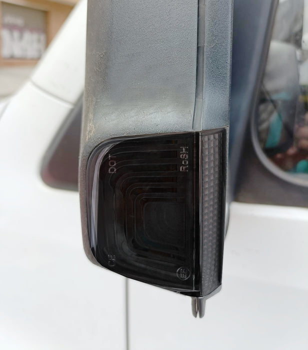 Smoke Lens Side Mirror Turn Signal Light Housings For Mercedes 2018-up Sprinter