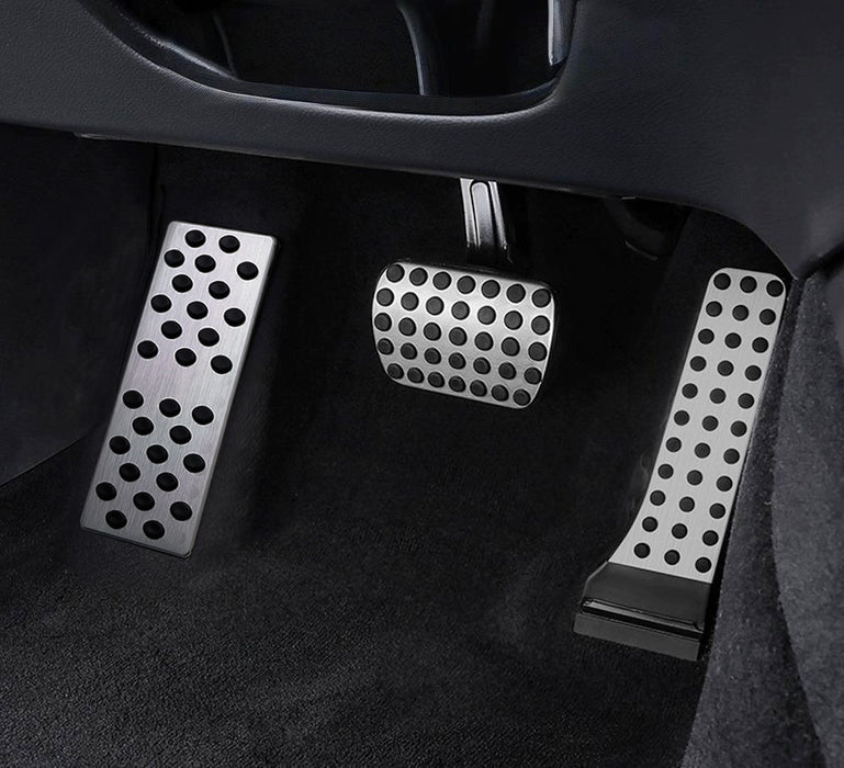 Racing Design Silver Rest Dead Pedal Cover For Benz C E CLS GLC GLE ML GLS Class
