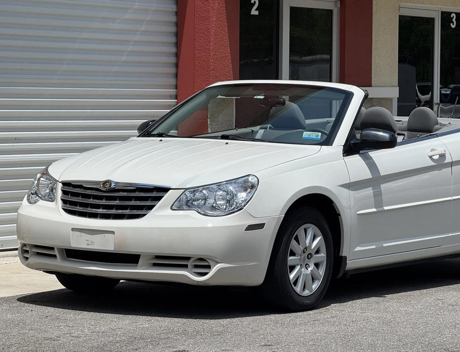 Black-Out Smoked Front Bumper Side Marker Reflex Lens For 07-10 Chrysler Sebring