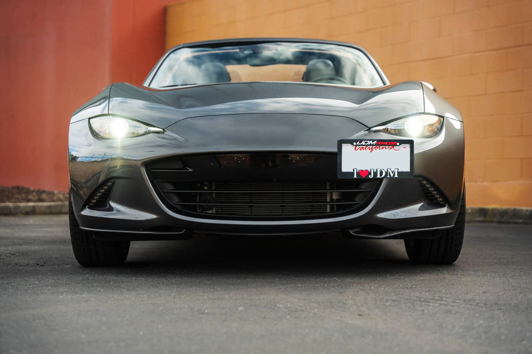 Front Bumper Tow Hook License Plate Mount Bracket Holder For Mazda 16-up ND MX-5