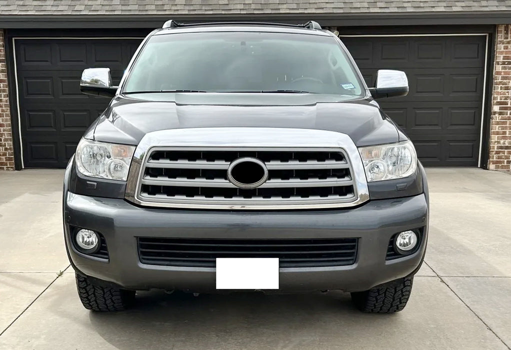 Driver & Passenger Side OE-Spec Fog Lamp Bezel Covers For Toyota 2008-17 Sequoia