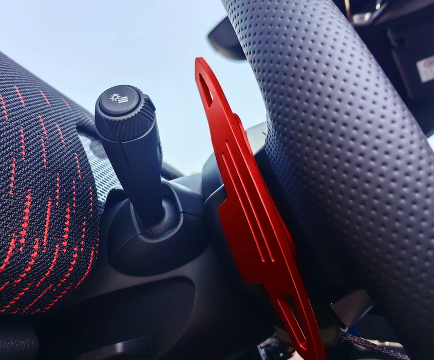 Euro Sports Red Larger Paddle Shifter Extensions For 2024-up U25 Mini Cooper