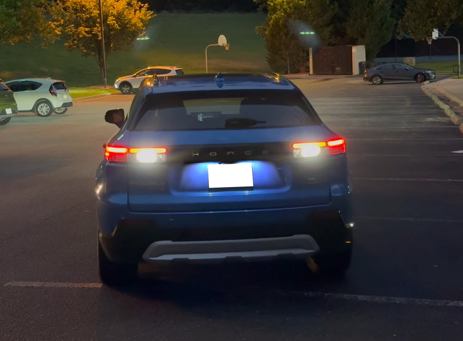 White 18-SMD Full LED License Plate Lamp Kit For 24+ Acura ZDX Honda Prologue EV