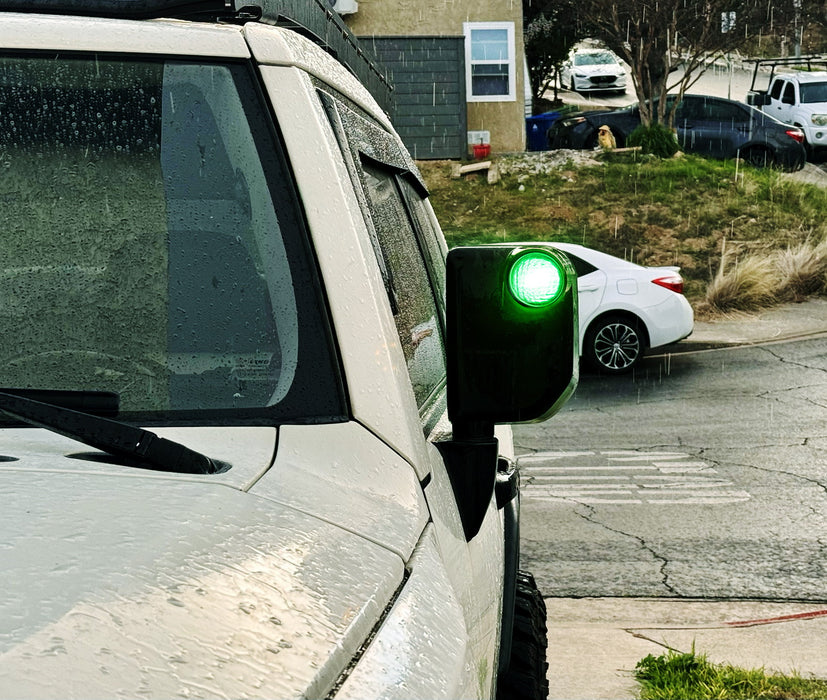 Green 4-SMD High Power LED Side Mirror Light Bulbs For 2007-14 Toyota FJ Cruiser