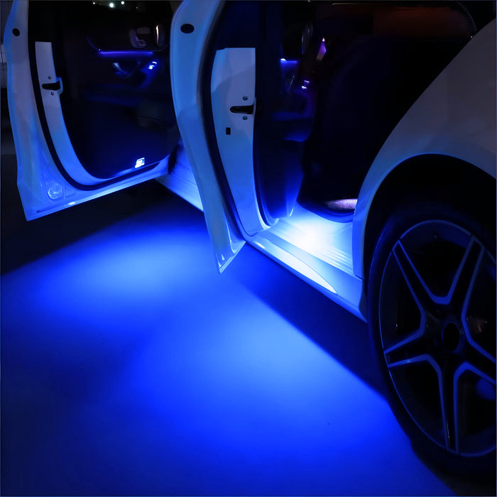 Blue 18-SMD Full LED Side Door Lights For Toyota 22+ Tundra/Sequoia Lexus GX550