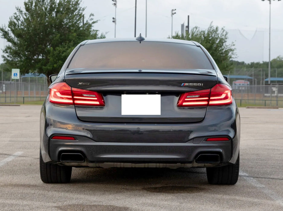 OE-Spec LH RH Red Lens Rear Bumper Reflector For BMW 17-20 G30 5 Series M-Sport