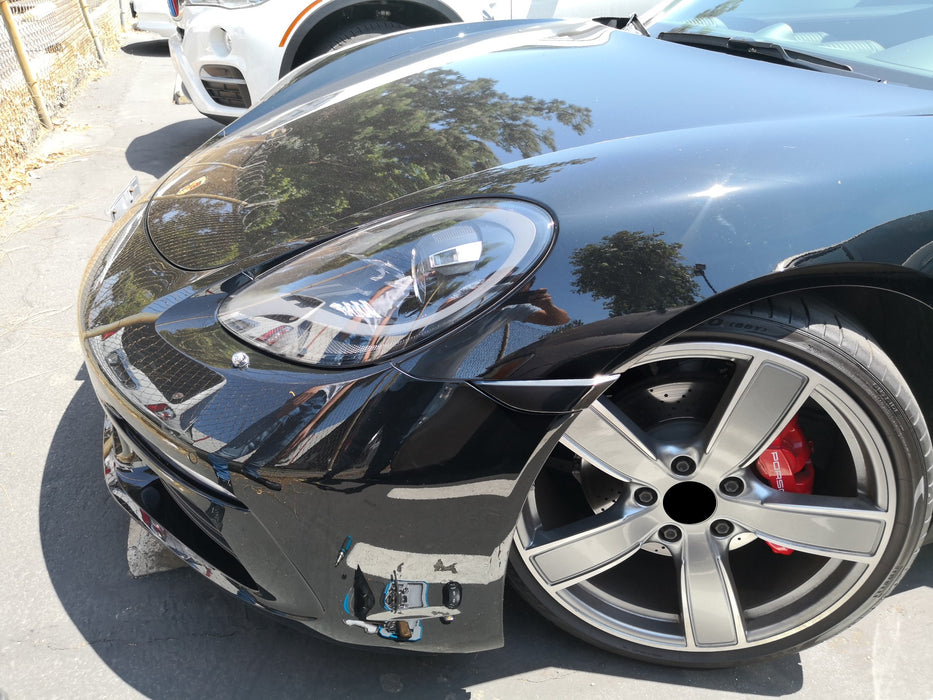 Euro Smoked Lens Front Side Marker Light Housings For Porsche 911 Boxster Cayman