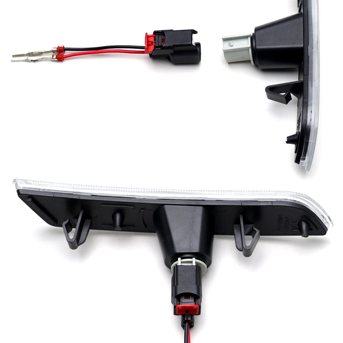 (2) OE-Spec Side Marker Light Power Cord Wire Harness For Chevrolet Cadillac GMC