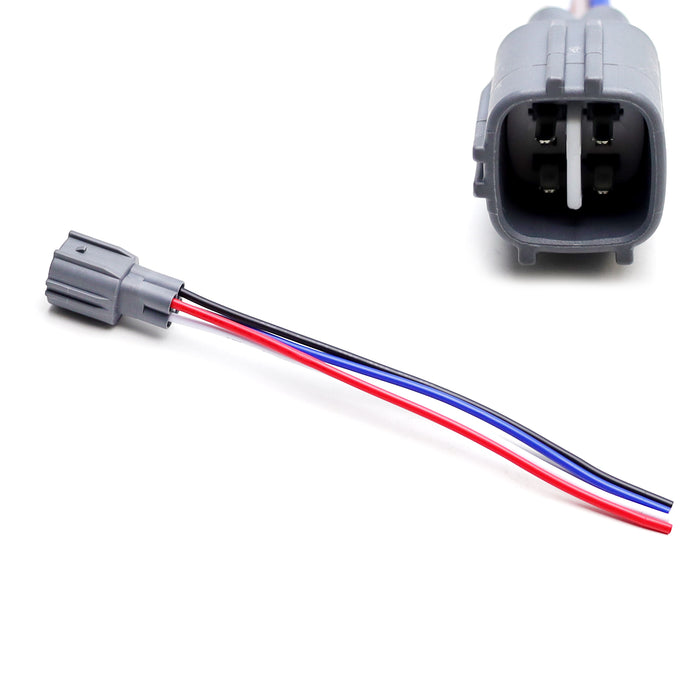 4-Way Male O2 Oxygen Sensor Connector w/ 6" Pigtail For Toyota Lexus Subaru