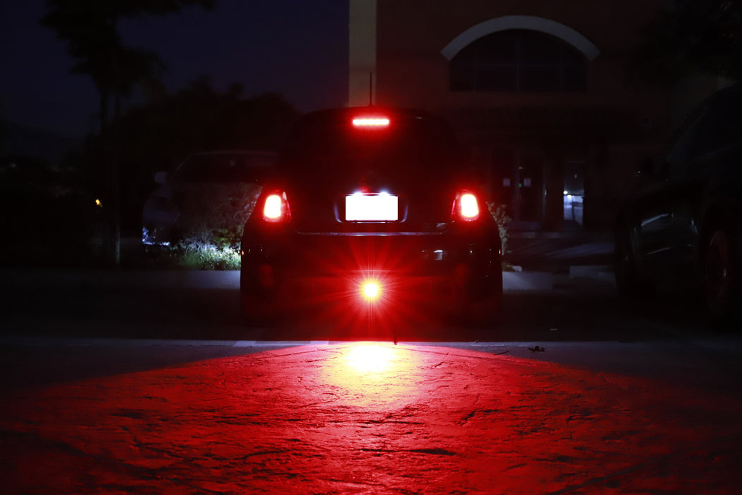 Red Lens 3-Inch Flush Mount 24W High Power LED Pod Lights For Jeep Truck SUV ATV