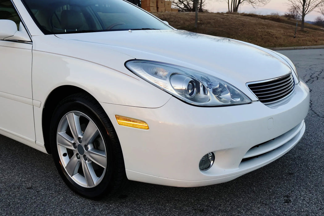 Clear Lens Amber Full LED Front Side Marker Lights For Lexus 2002-06 ES300 ES330