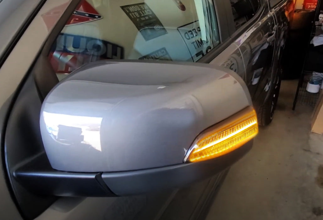 Clear Lens LED Dynamic Sequential Mirror Lights For Ford 2019-23 Ranger Lariat