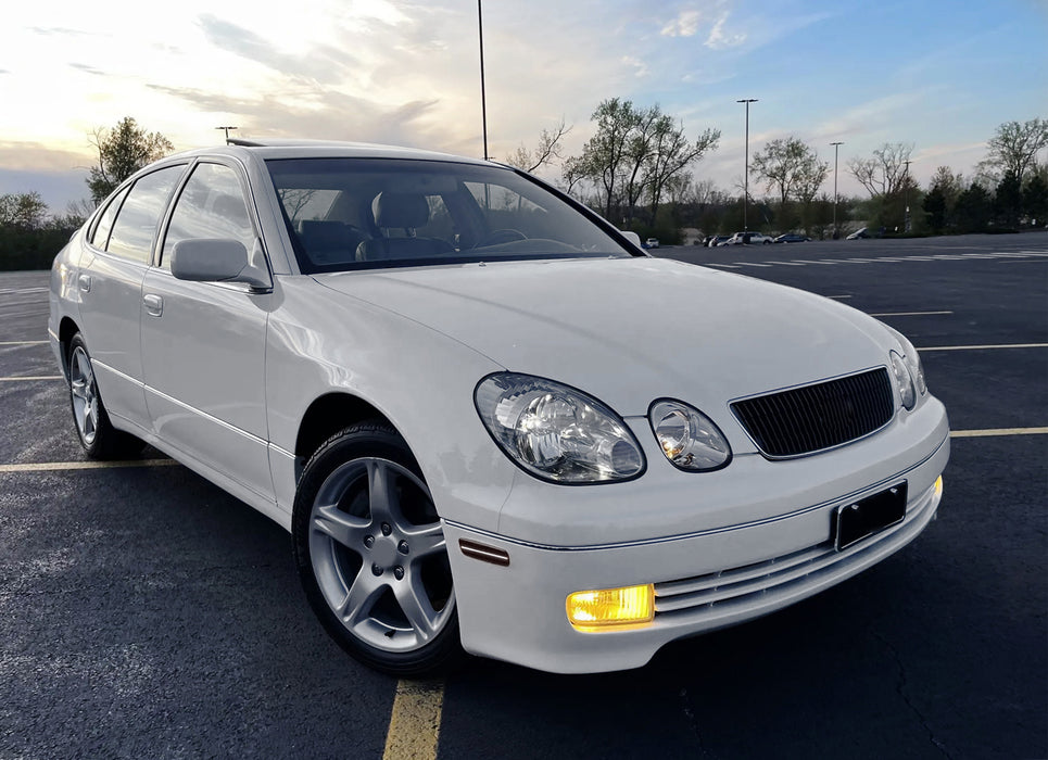 Smoked Lens White Full LED Side Markers For 1998-05 Lexus GS300 IS300 LS400, etc