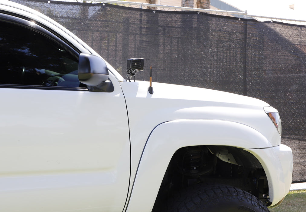 Hood Hinge Mount LED Ditch Light Bracket For Toyota 05-15 Tacoma 03-09 4Runner