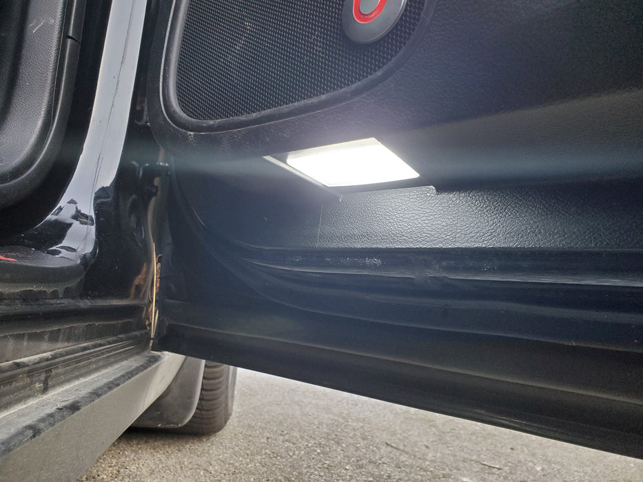 White Full LED Door Footwell Lights For  Dodge Charger Challenger Chrysler 300..