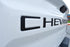 Matte Black Finish 3D Raised Tailgate Letter Pieces For 2019-26 Silverado Trucks