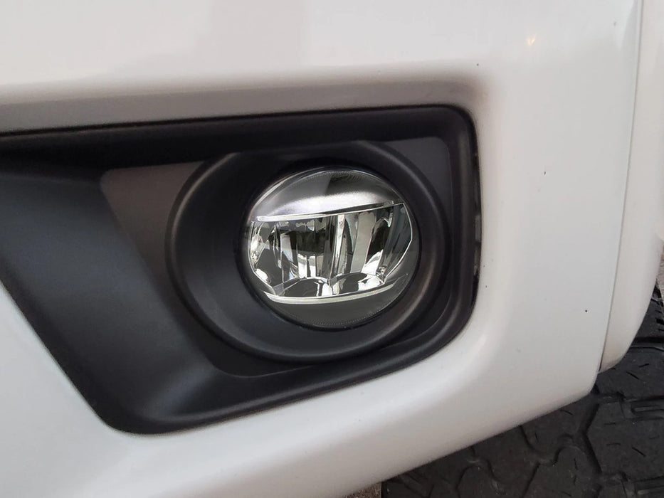 OEM-Spec White 15W LED Fog Light Kit w/Bezels Relay For Toyota 2012-2015 Tacoma