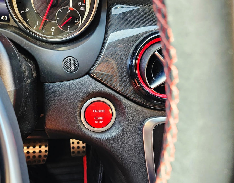 Sports Red Engine Start/Stop Push Button Replacement For Mercedes Gen1 Push Go