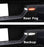 3-In-1 Red Rear Fog, White LED Reverse & License Plate Light For 2022-up Tundra