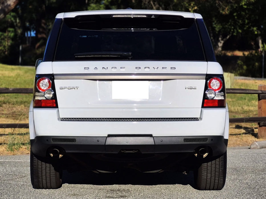 Black Smoke Rear Bumper Reflectors For 2005-09 LR3, 10-13 Range Rover Sport, LR4