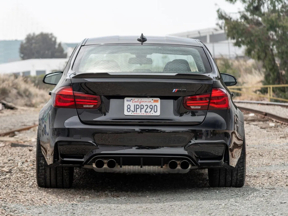 Euro Smoked Lens Rear Bumper Reflector Replacements For BMW F80 M3, F82/F83 M4