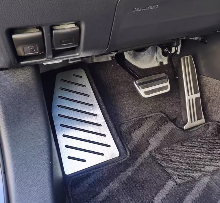 OE-Spec Racing Design Silver Rest Dead Pedal Cover For Toyota RAV4 Lexus NX RX
