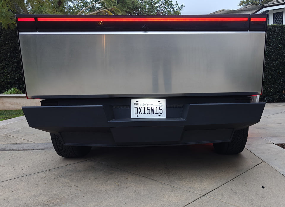 4x Exact Fit Rear Side Marker & Bumper Reflector Black-Out Covers For CyberTruck