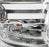 Chrome DRL Light Bar Projector Headlight For Dodge 2013-18 RAM 1500 2500 3500