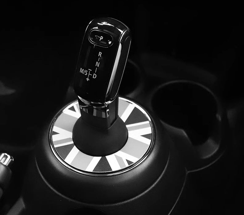 Black Union Jack Design Shift Well Boot Cover For MINI 14-18 F54 F55 F56 F57 F60