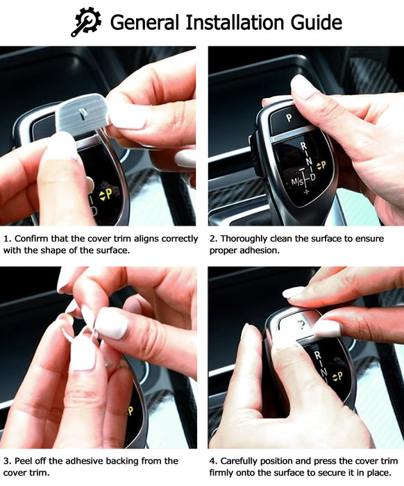 Red Shift Knob P Button Cover Trim For BMW Fxx 2 3 4 5 6 X3 X5 X6 Performance