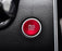 Sports Red Engine Push Start Button w/ Laser CNC Cut Letters For Hyundai Elantra