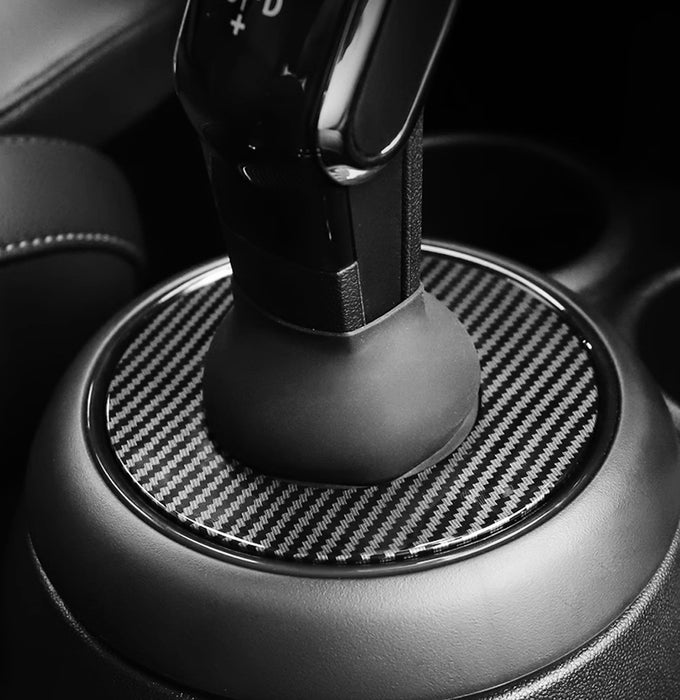 Carbon Fiber Pattern Shift Well Boot Cover For MINI 2019-up F54 F55 F56 F57 F60