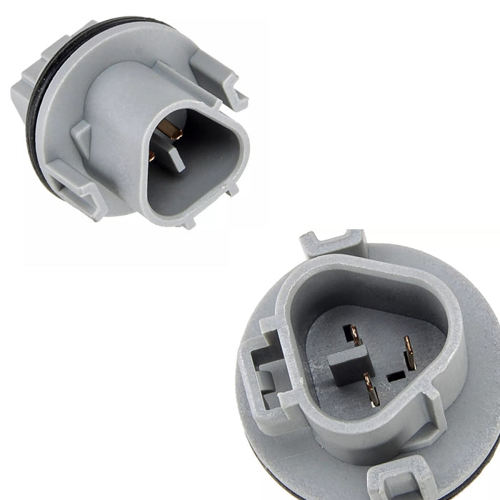 7443 WY21W Turn Signal Indicator Lamp Bulb Plug Adapter Socket For Nissan Toyota