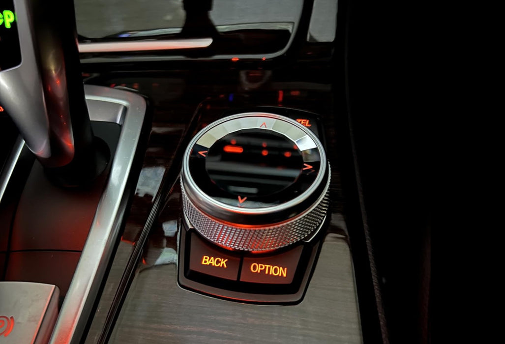 Crystal Large Knob Cover For BMW 1 2 3 4 5 7 X Multimedia iDrive 7-Button Cover