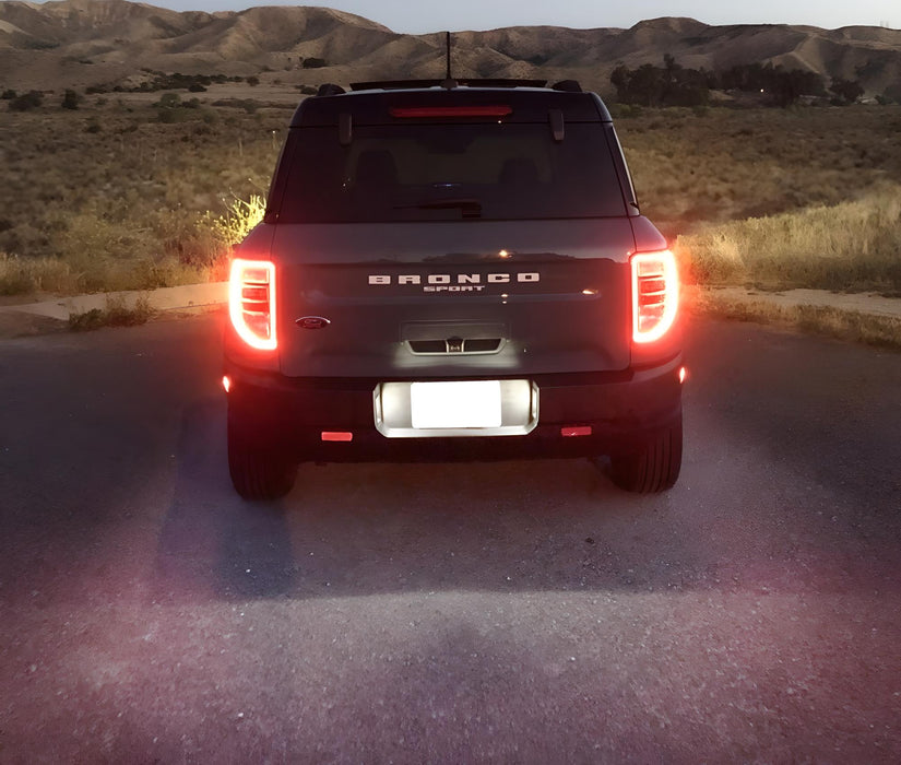 Xenon White Full LED License Plate Light Kit For Ford 2021-up Bronco Sport CX430