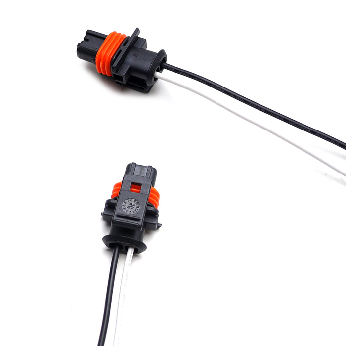 5" 2-Pin Female Connector Plug Pigtail For Chevy GMC Alternator, Bosch Injector