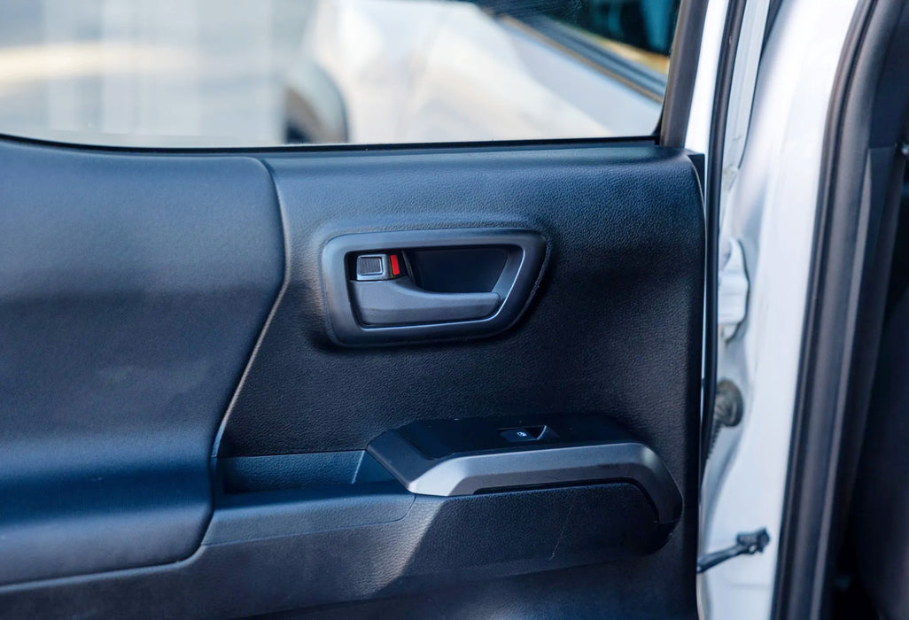 4pc Matte Black Front + Rear Side Door Handle Covers For Toyota 2016-2023 Tacoma