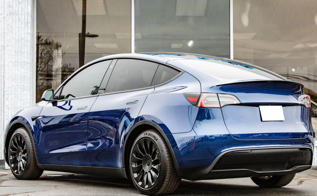 OE-Spec Smoked Lens Rear Bumper Reflector Replacements For Tesla 2020-24 Model Y