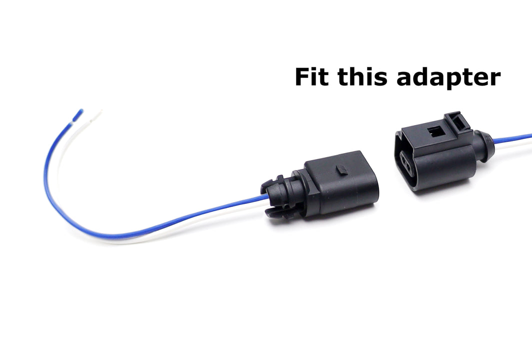2-Pin Brake Pad Wear Indicator Sensor Pre-wired Plug Adapter For VW Audi Porsche