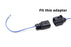 2-Pin Brake Pad Wear Indicator Sensor Pre-wired Plug Adapter For VW Audi Porsche