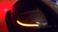 Smoke Full LED Strip Sequential Blink Side Mirror Lights For GR Supra & G29 Z4