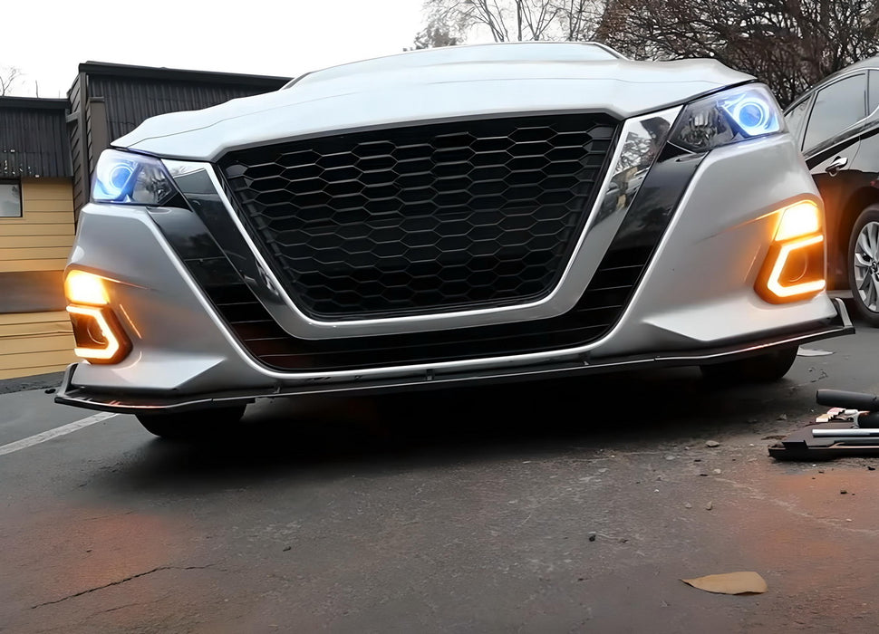 Clear Lens Turn Signal Lamp Replace White LED DRL/Amber Blinker For 19-22 Altima