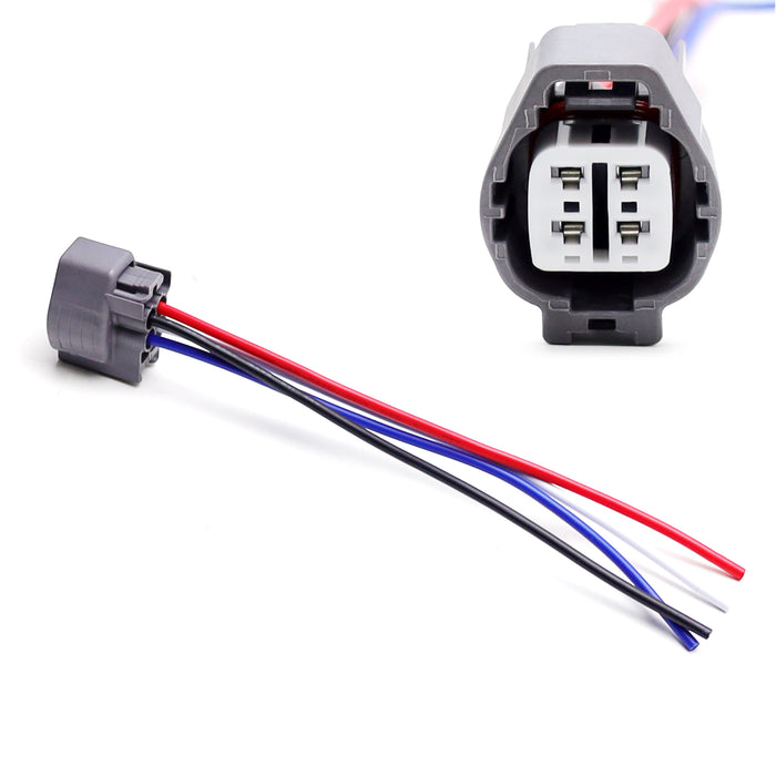 4-Way Female O2 Oxygen Sensor Connector w/ 6" Pigtail For Toyota Lexus Subaru