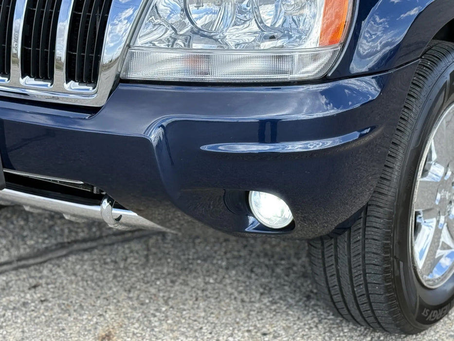 Clear Lens Fog Light Kit w/ White LED Bulb Upgrade Combo For 2004 Grand Cherokee