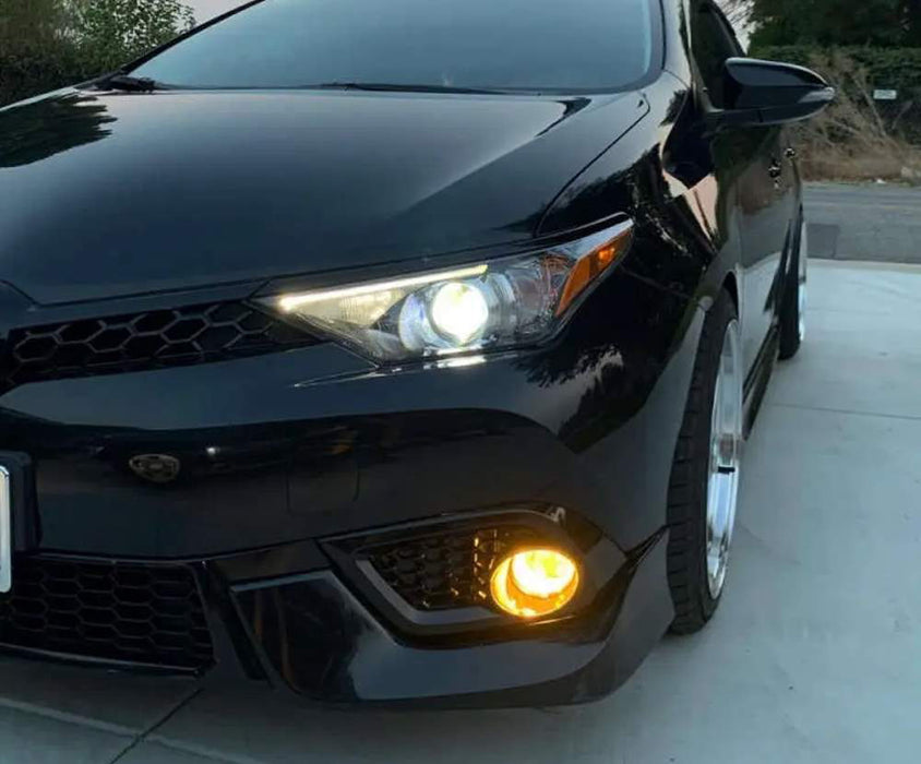 Pair LH & RH Side OEM-Spec Gloss Fog Lamp Bezel Covers For Scion iM, Corolla iM