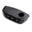 Black Carbon Pattern Plastic Key Fob Case Shell For New BMW Side Press Smart Key