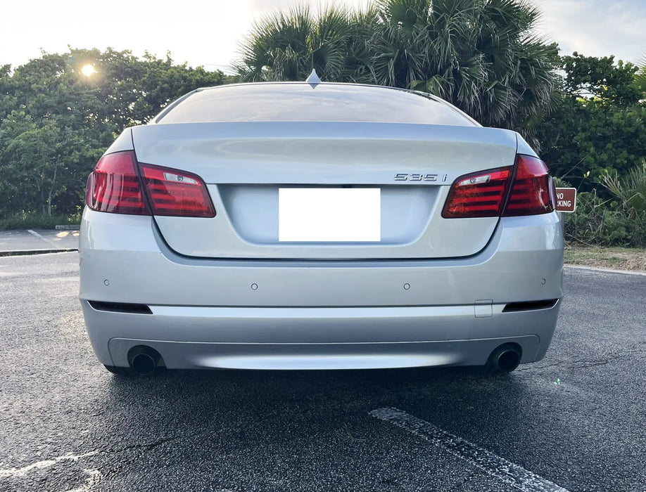 Dark Smoked Rear Bumper Reflectors For BMW 2010-2013 F10 528i 535i 550i Standard
