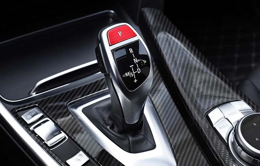 Red Shift Knob P Button Cover Trim For BMW Fxx 2 3 4 5 6 X3 X5 X6 Performance